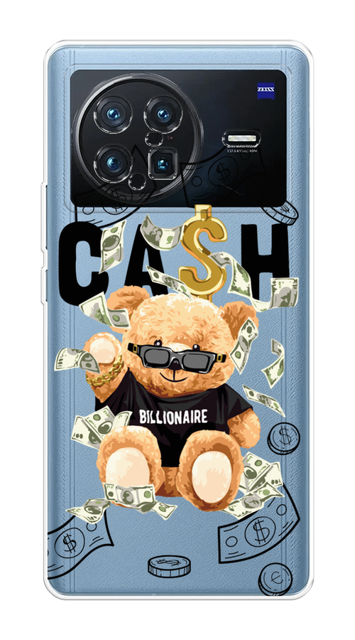 

Чехол на Vivo X Note "Big cash", Черный;серый;бежевый, 266950-6