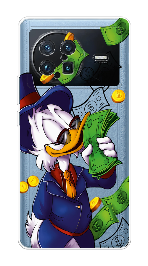 

Чехол на Vivo X Note "Scrooge McDuck with Money", Синий;зеленый;белый, 266950-6