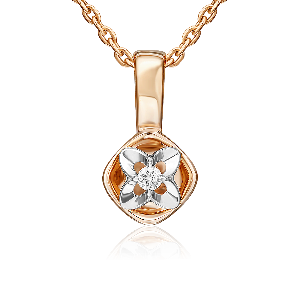 

Подвеска из золота PLATINA jewelry 03-3520-00-101-1111, бриллиант, 03-3520-00-101-1111