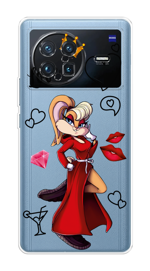 

Чехол на Vivo X Note "Rich Lola Bunny", Красный;бежевый;оранжевый, 266950-6