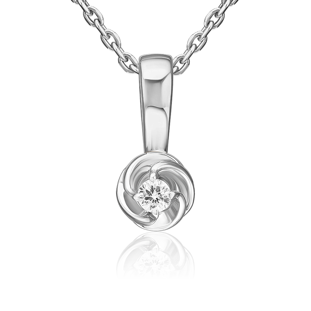 

Кулон из золота PLATINA jewelry 03-3519-00-101-1120, бриллиант, 03-3519-00-101-1120