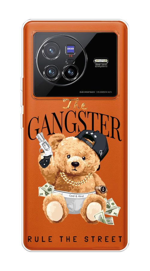 

Чехол на Vivo X80 "The Gangster", Бежевый;серый;черный, 266550-6