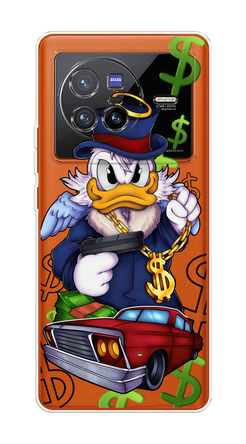 

Чехол на Vivo X80 "Scrooge McDuck with a Gold Chain", Красный;синий;белый, 266550-6