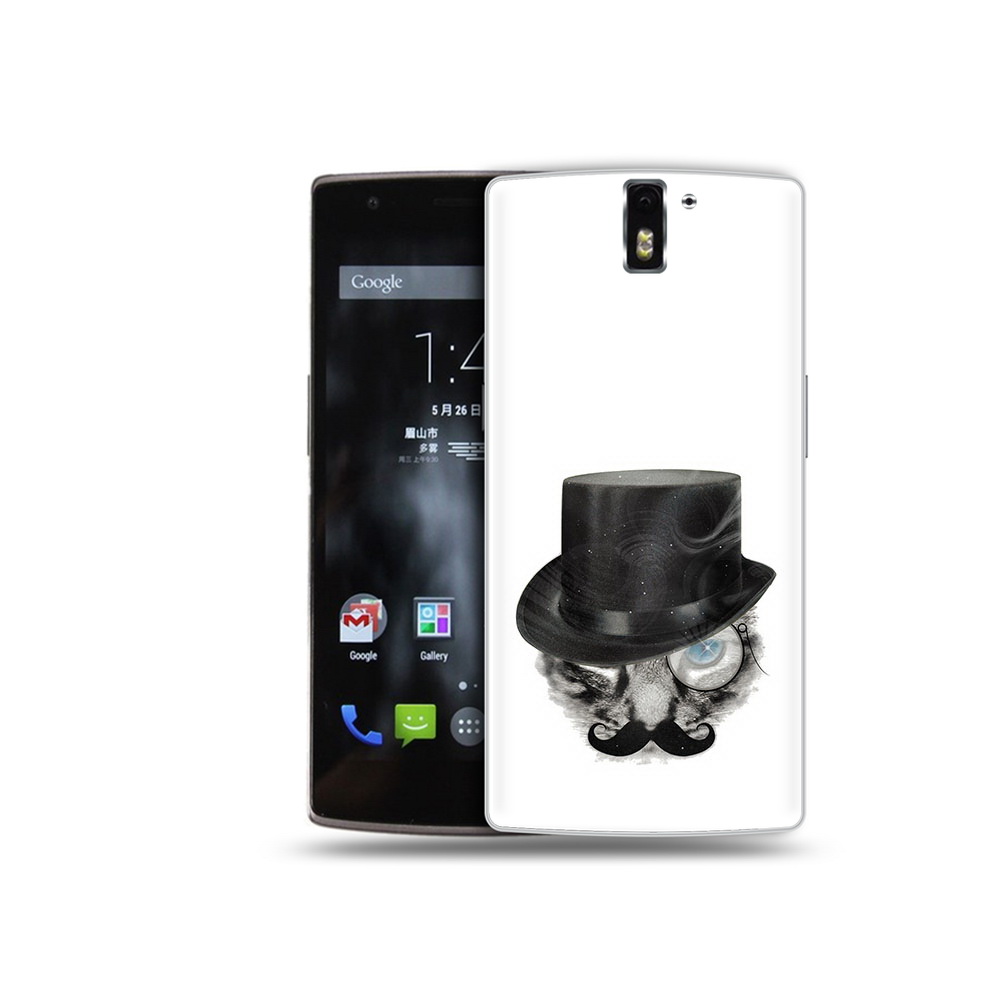 

Чехол MyPads Tocco для OnePlus One интелегентный кот, Прозрачный, Tocco