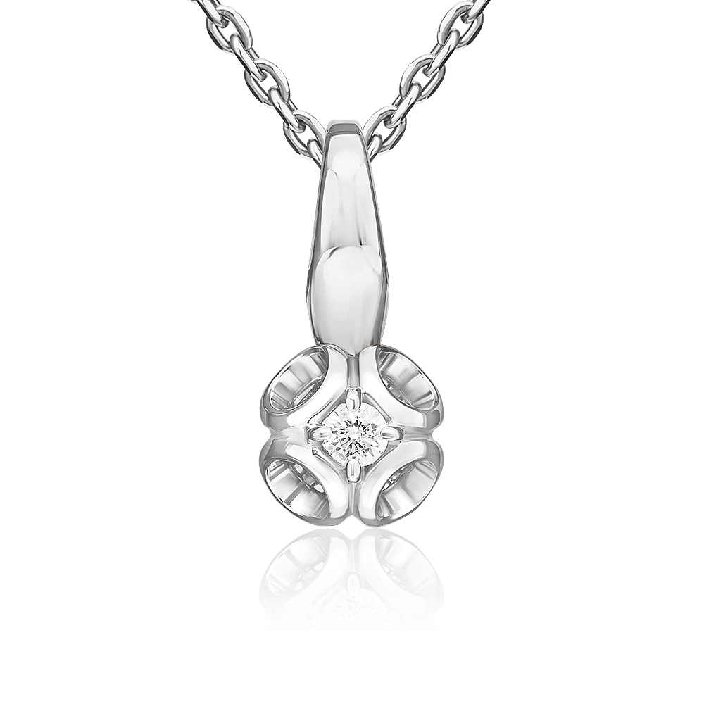 

Кулон из золота PLATINA jewelry 03-3516-00-101-1120, бриллиант, 03-3516-00-101-1120