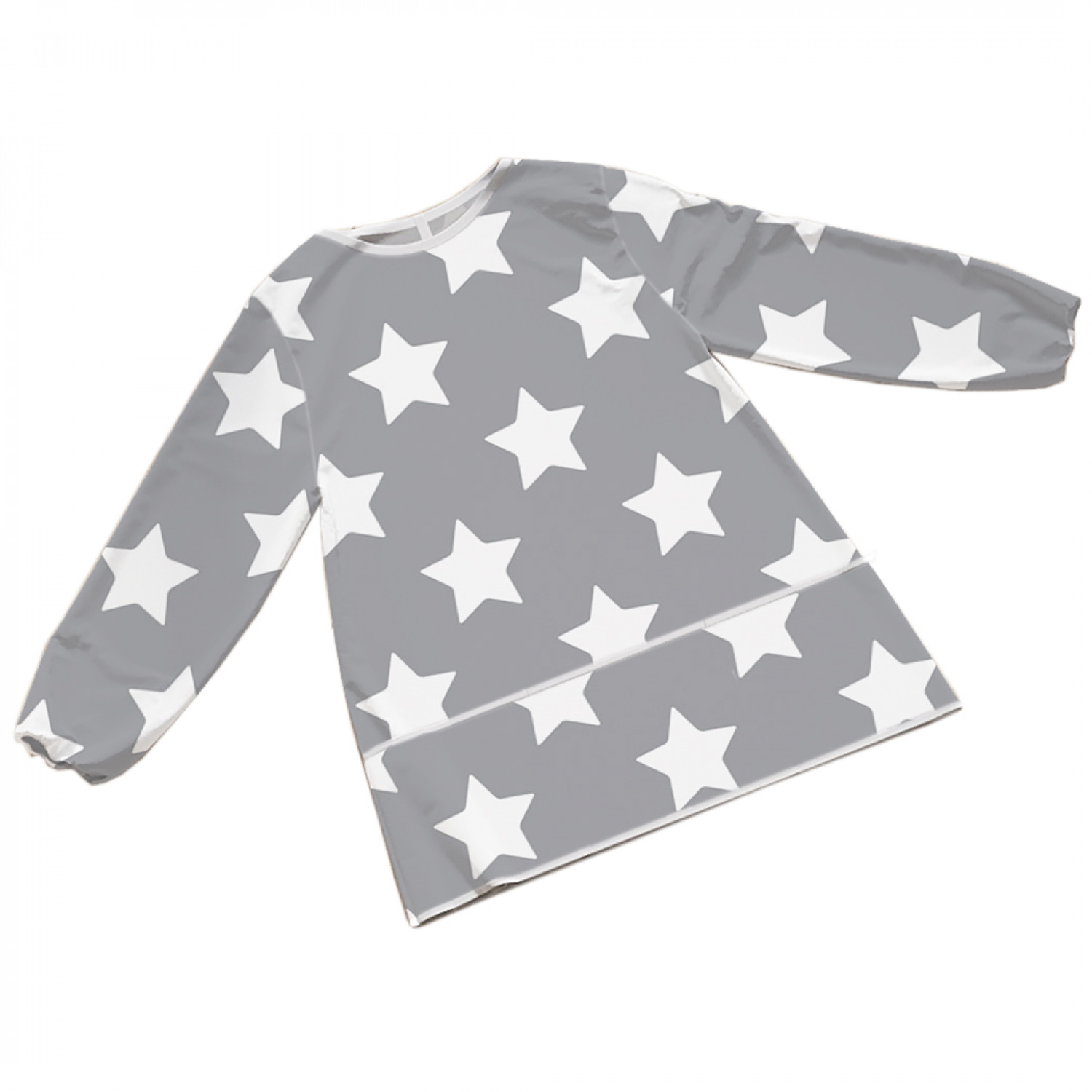 

Фартук детский JoyArty Классические звезды с рукавами от 5 до 7 лет, Серый, Классические звезды