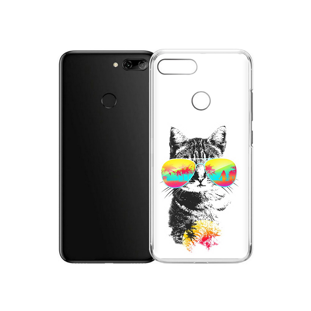 

Чехол MyPads Tocco для Alcatel 1S крутой кот (PT227137.662.425), Прозрачный, Tocco