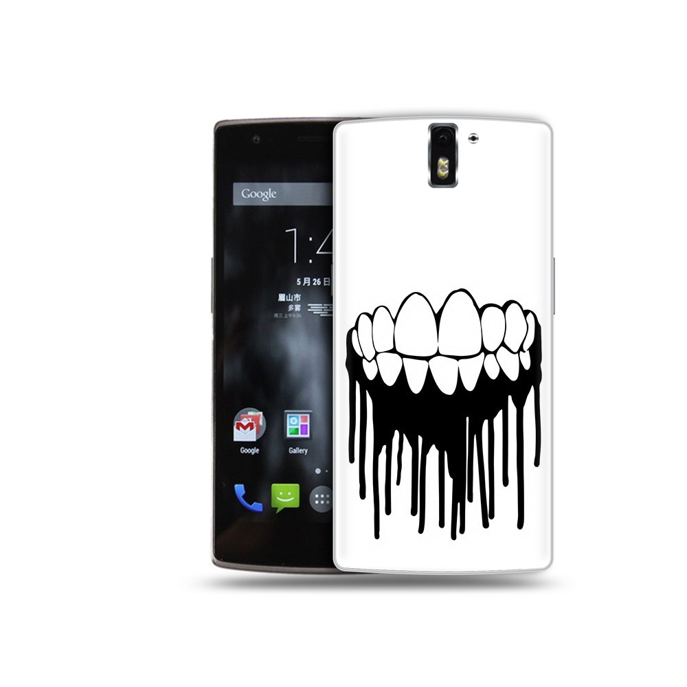 

Чехол MyPads Tocco для OnePlus One зубы, Прозрачный, Tocco