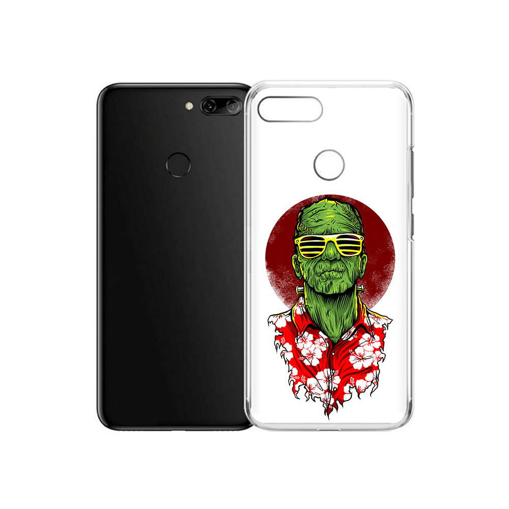 

Чехол MyPads Tocco для Alcatel 1S крутой зеленый мужчина в очках (PT227137.662.424), Прозрачный, Tocco
