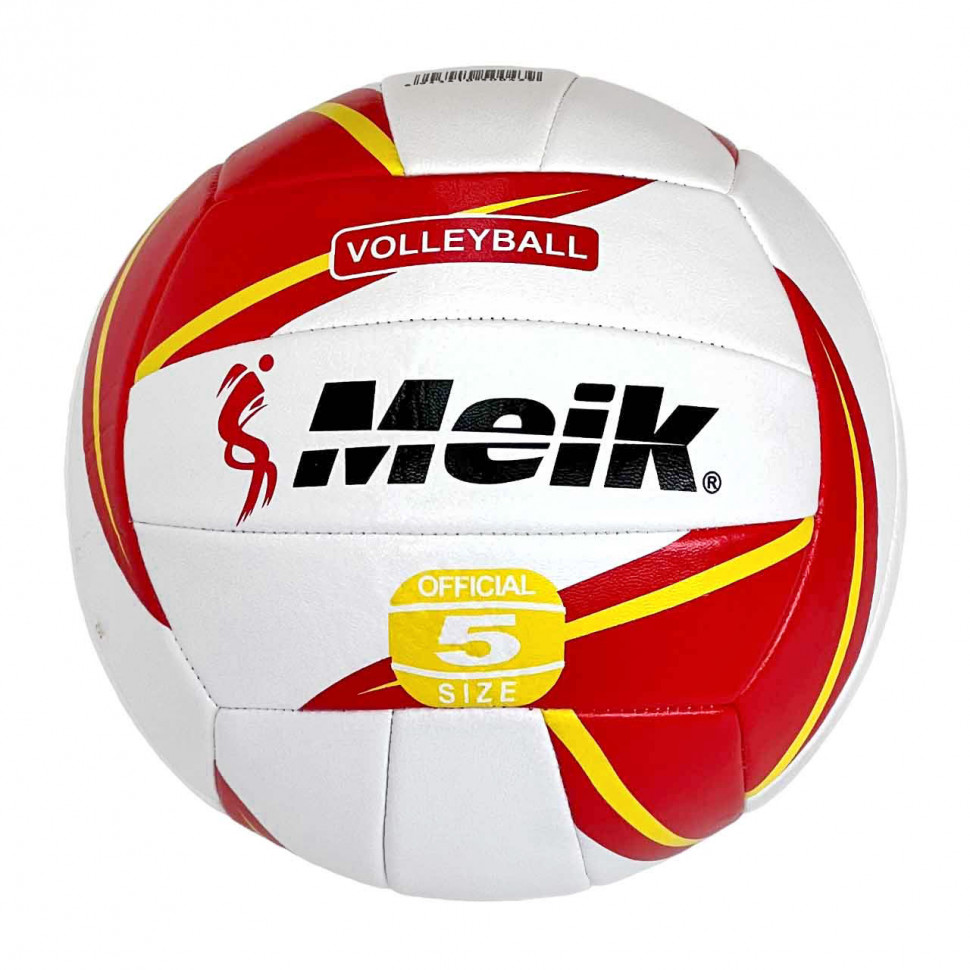 Волейбольный мяч Meik E40796-2 размер 5 красный/белый