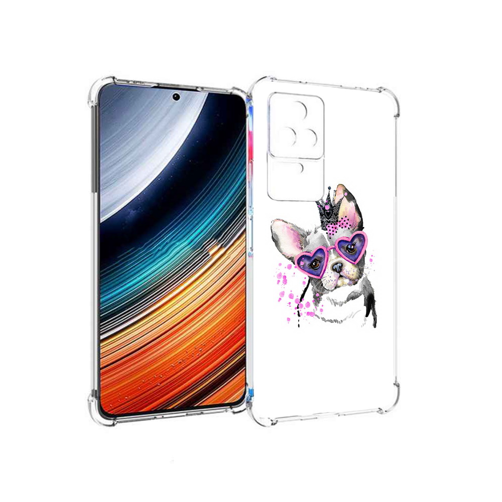 

Чехол MyPads принцесса для Xiaomi Redmi K40S/Poco F4, Прозрачный, Tocco