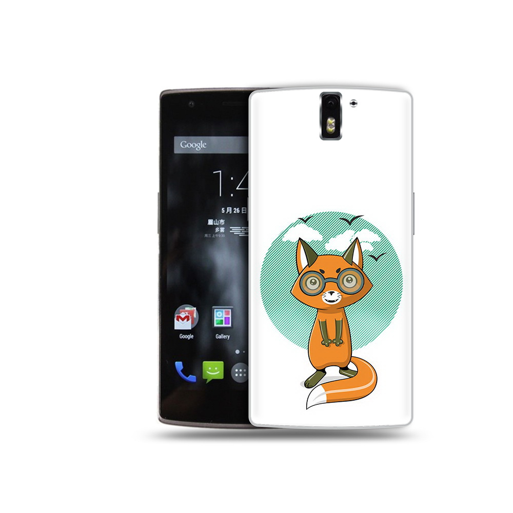 

Чехол MyPads Tocco для OnePlus One задумчивая лиса, Прозрачный, Tocco