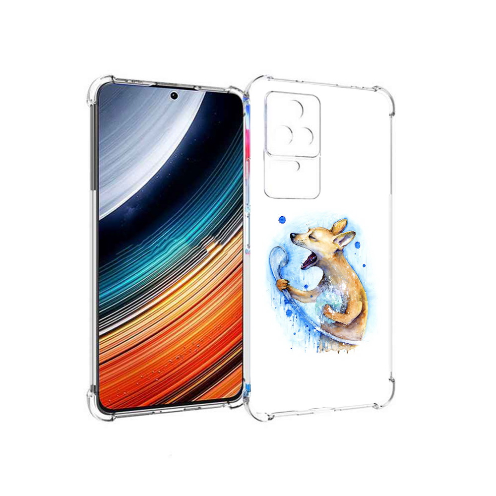 

Чехол MyPads пение в душе для Xiaomi Redmi K40S/Poco F4, Прозрачный, Tocco