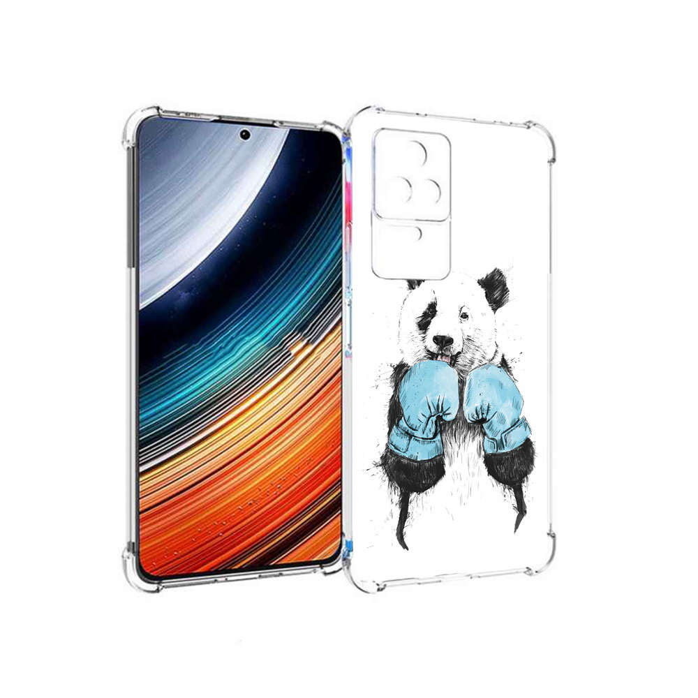 

Чехол MyPads панда боксер для Xiaomi Redmi K40S/Poco F4, Прозрачный, Tocco