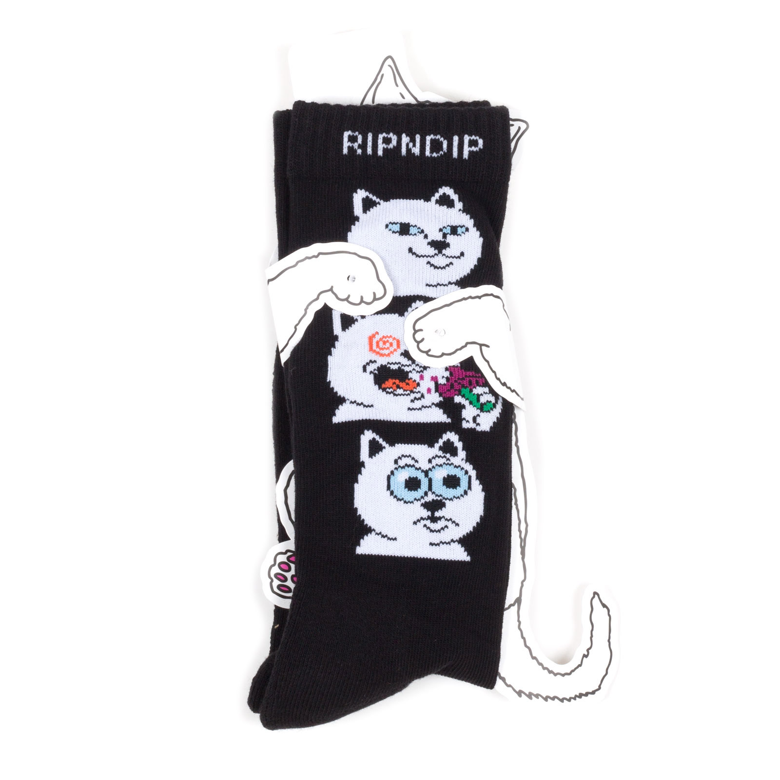 Носки унисекс Ripndip Лорд Нермал разноцветные onesize 3490₽