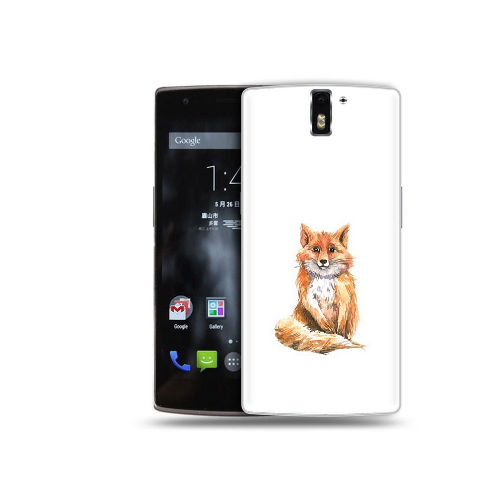 

Чехол MyPads Tocco для OnePlus One детская лиса, Прозрачный, Tocco