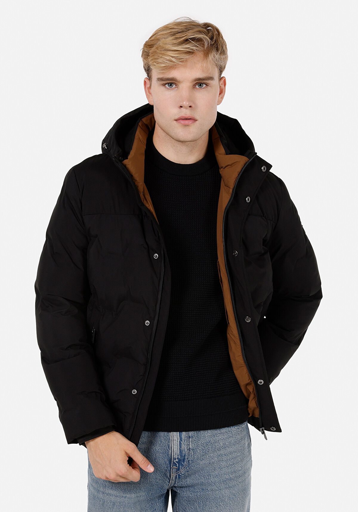 

Куртка мужская Colin's CL1070995 черная 2XL, Черный, CL1070995