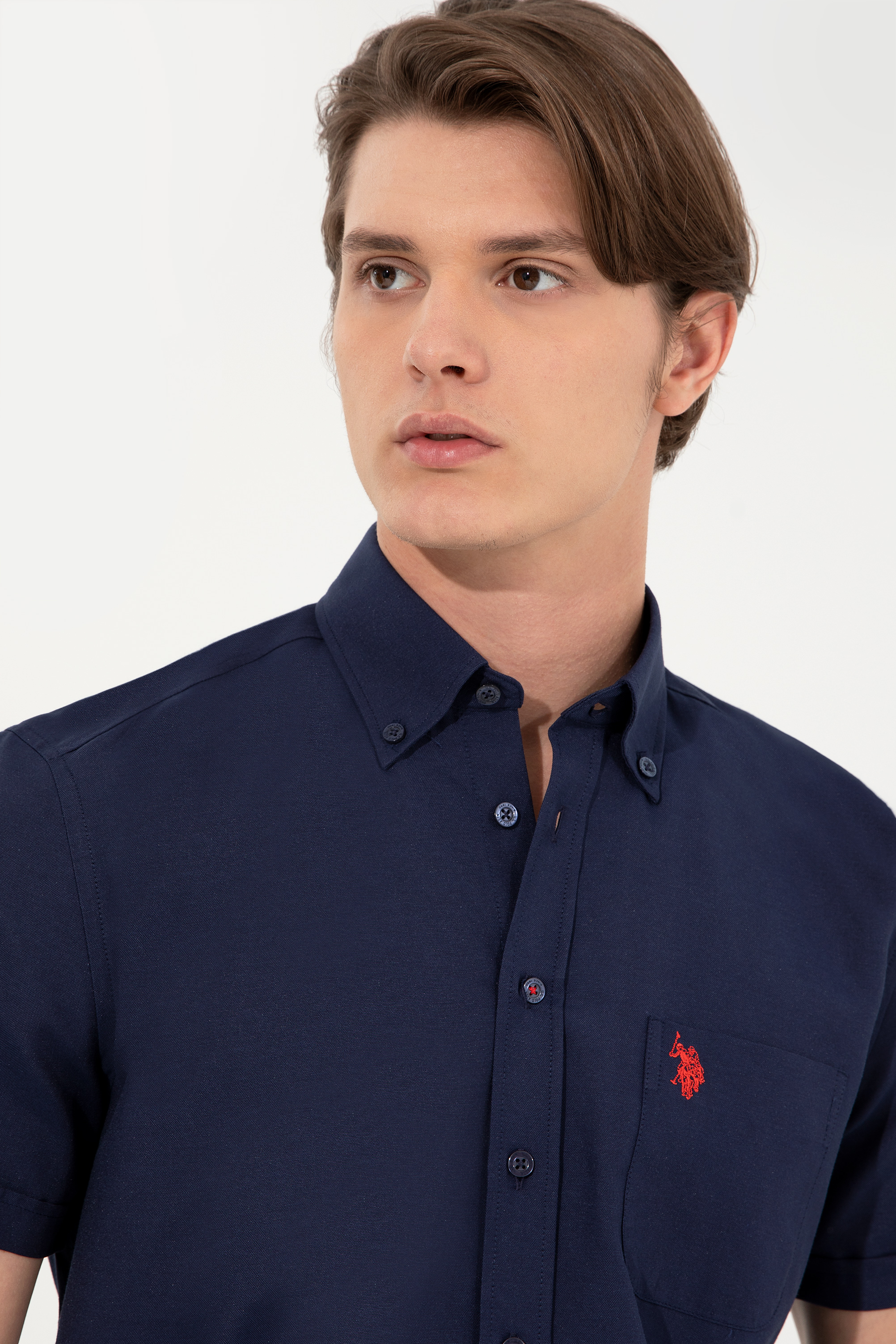 

Рубашка мужская U.S. POLO Assn. G081GL0040GOXY022Y синяя XS, Синий, G081GL0040GOXY022Y