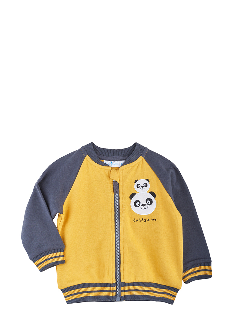 фото Толстовка детская kari baby aw20b06903209 желтый/серый р.92