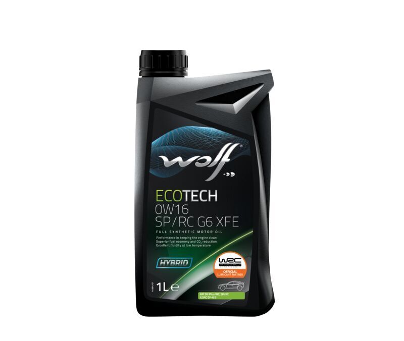 

Моторное масло, WOLF ECOTECH 0W16 SP/RC G6 XFE, 1 л, 1047248