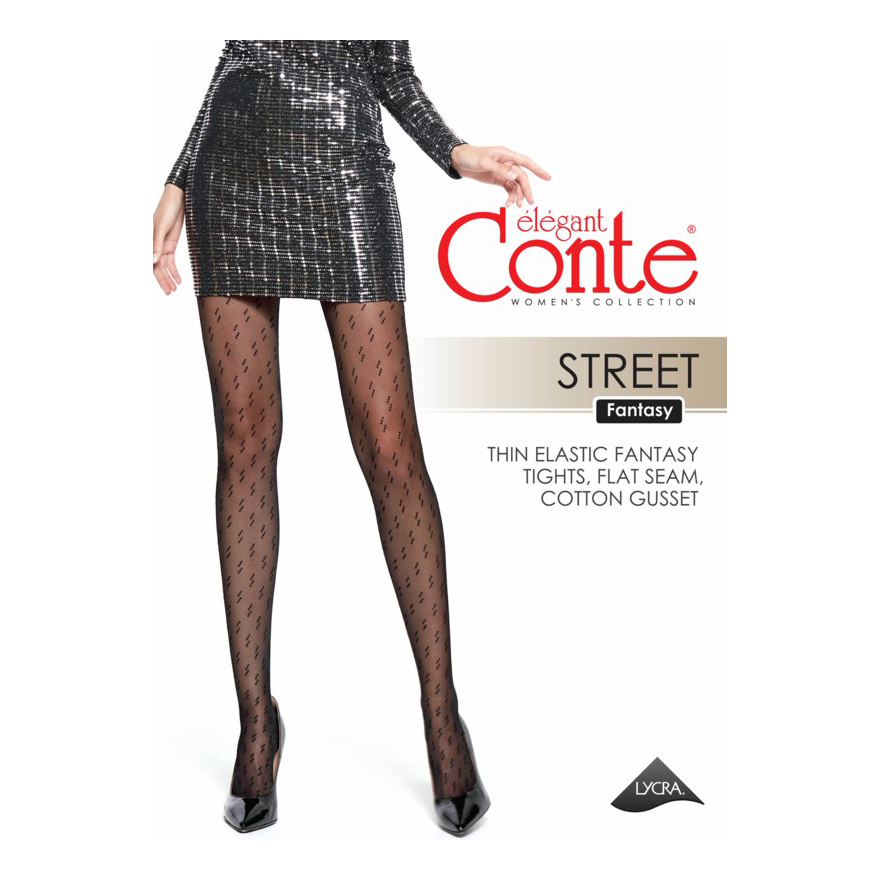 

Колготки женские Conte черные 2, Черный