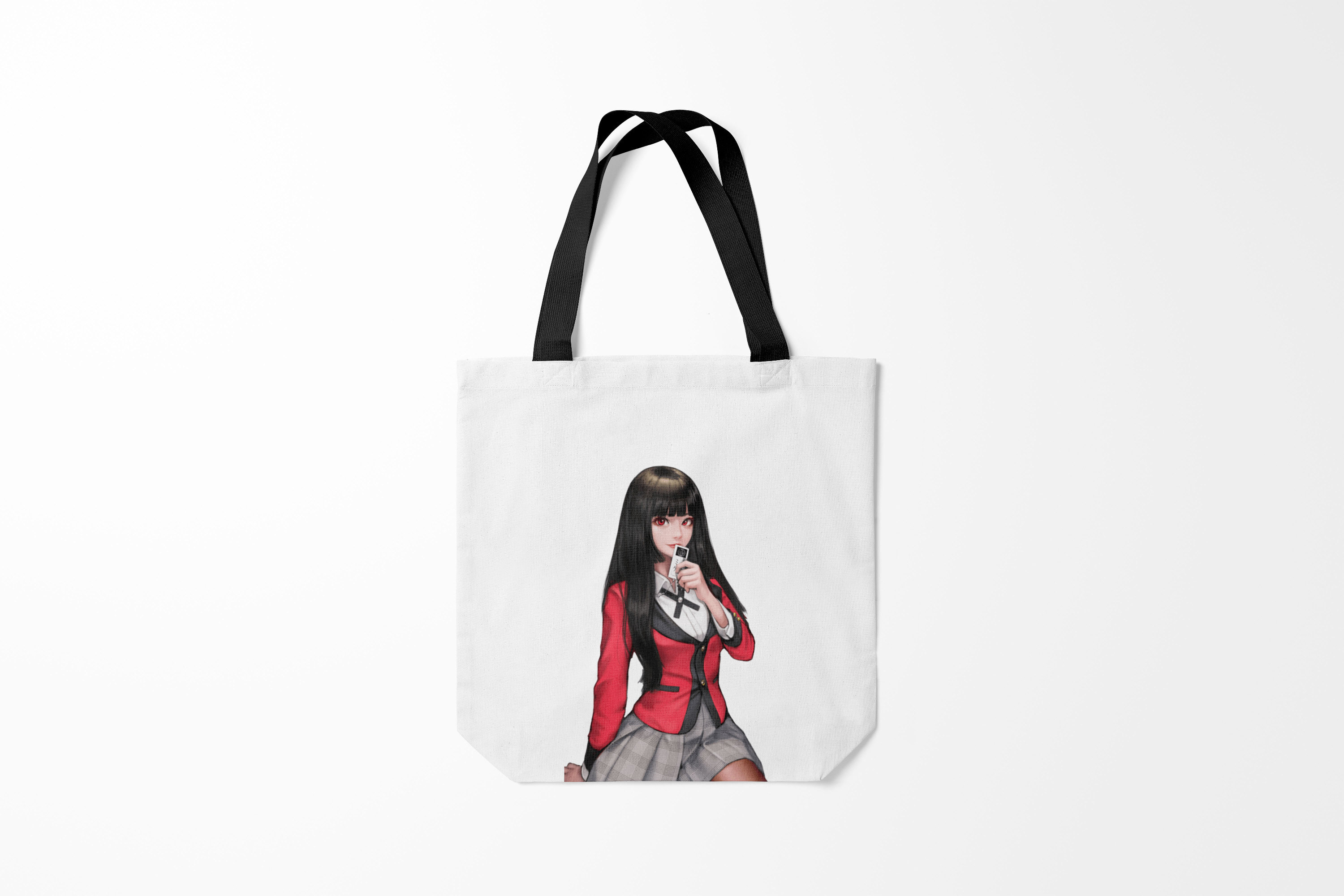 

Сумка шoппер унисекс Burnettie Jabami Yumeko Kakegurui, белый, Jabami Yumeko Kakegurui