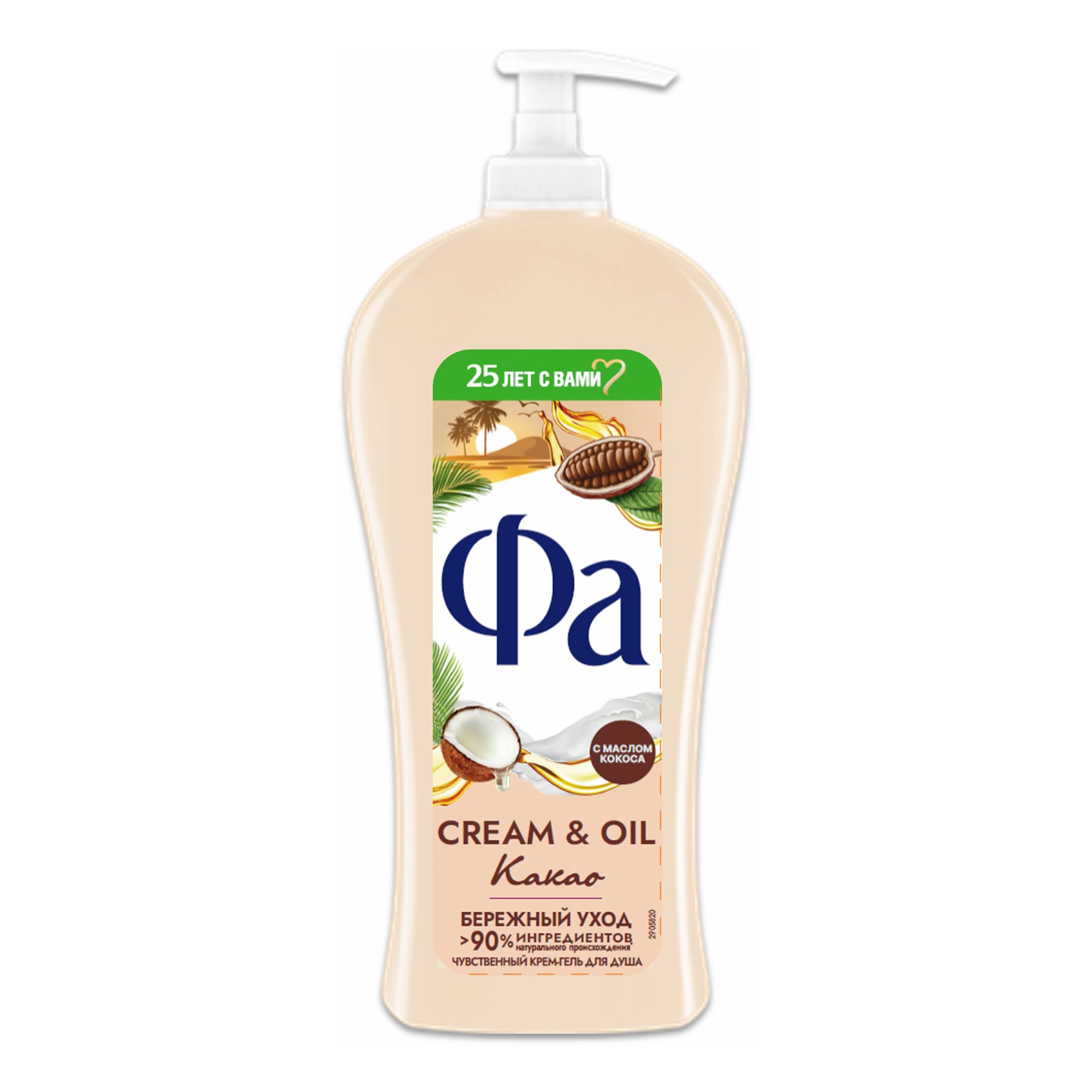 

Гель для душа Fa Cream&Oil Какао 750 мл