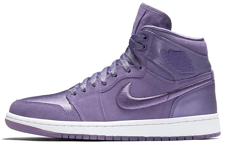 

Кеды унисекс Jordan Air Jordan 1 Retro High Season Of Her Purple Earth фиолетовые 44.5 EU, Фиолетовый, Air Jordan 1 Retro High Season Of Her Purple Earth