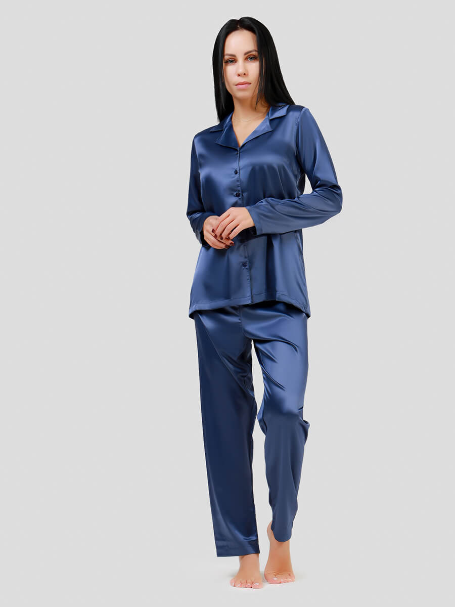 Пижама женская Vitacci PYJ2030-05 синяя XL