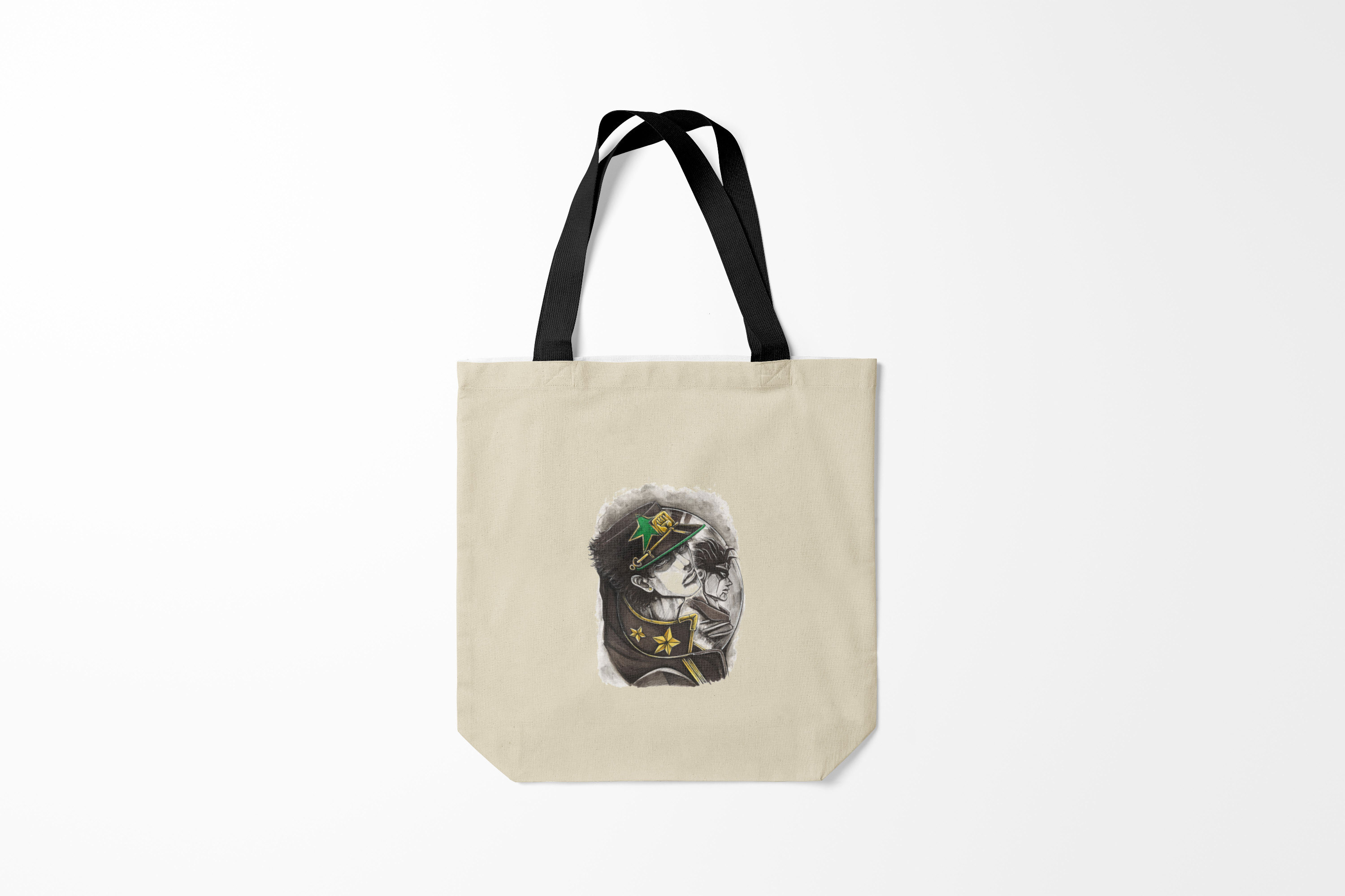 

Сумка шoппер унисекс Burnettie JoJo Bizarre Adventure Jotaro Kujo, бежевый, JoJo Bizarre Adventure Jotaro Kujo