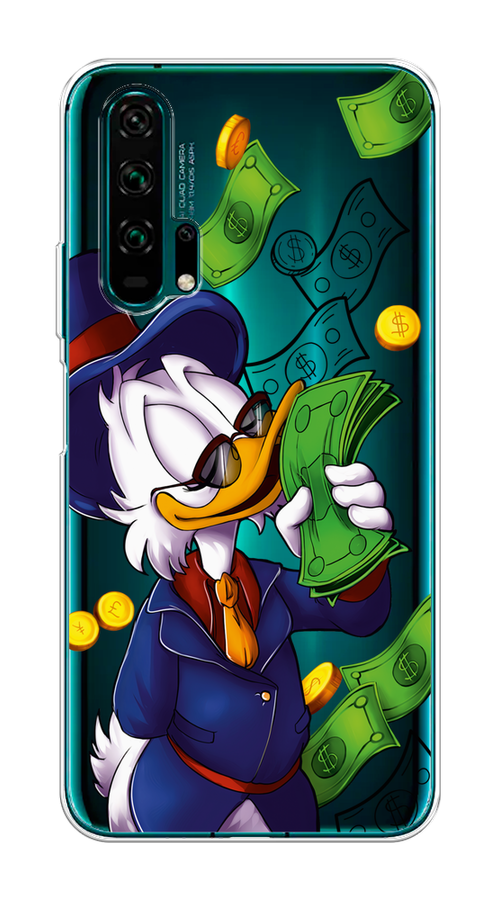 

Чехол на Honor 20 Pro "Scrooge McDuck with Money", Синий;зеленый;белый, 69350-6