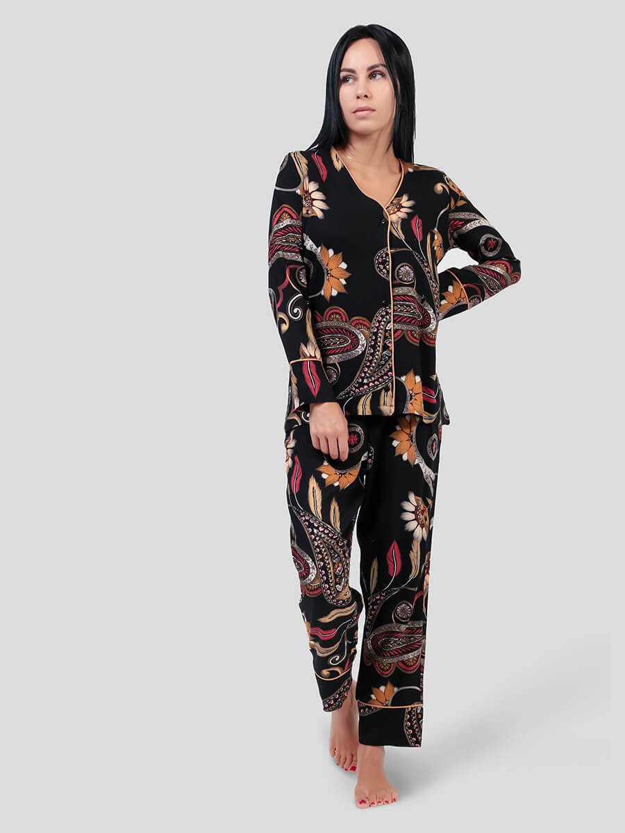 

Пижама женская Vitacci PYJ9301-31 разноцветная M, Разноцветный, PYJ9301