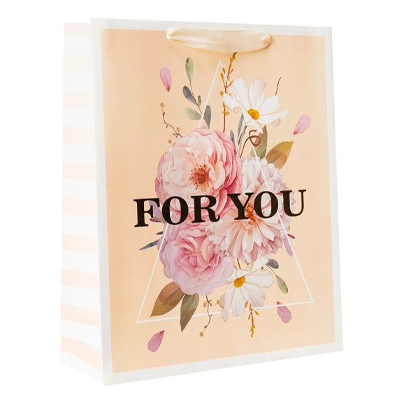 

Пакет 32 х 26 х 10 см With Love For you в ассортименте