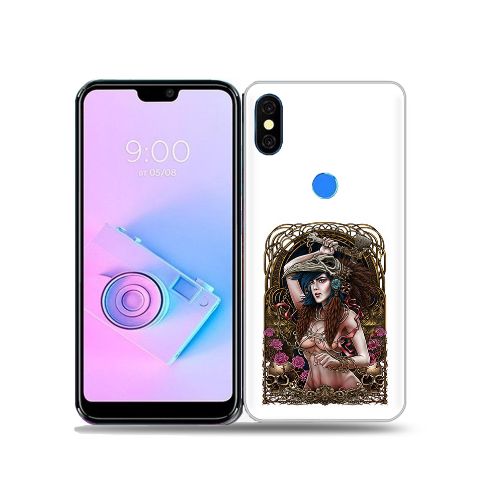 

Чехол MyPads Tocco для BQ 5731L красивая девушка рисунок, Прозрачный, Tocco