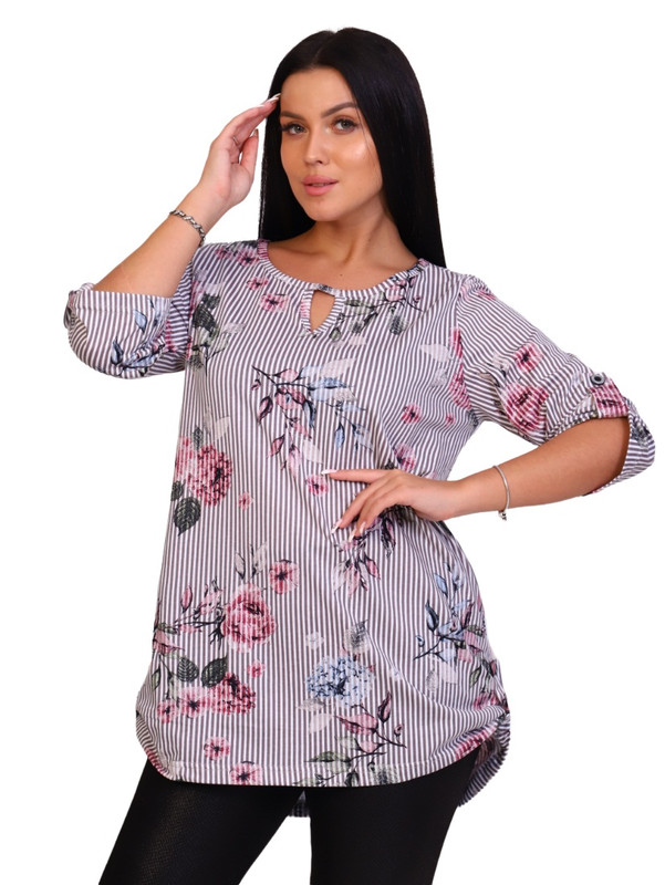 

Блуза женская New Life jersey 102-106 белая 60 RU, 102-106