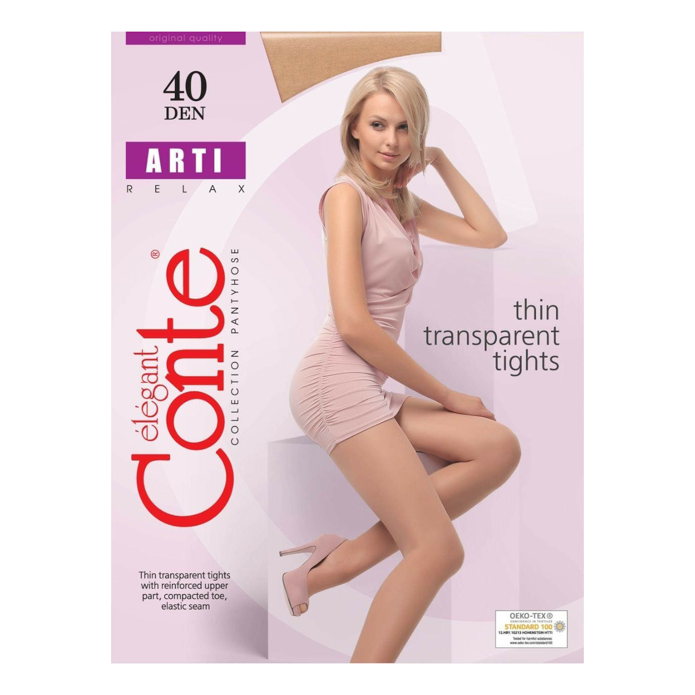 

Колготки женские Conte черные 3, Черный