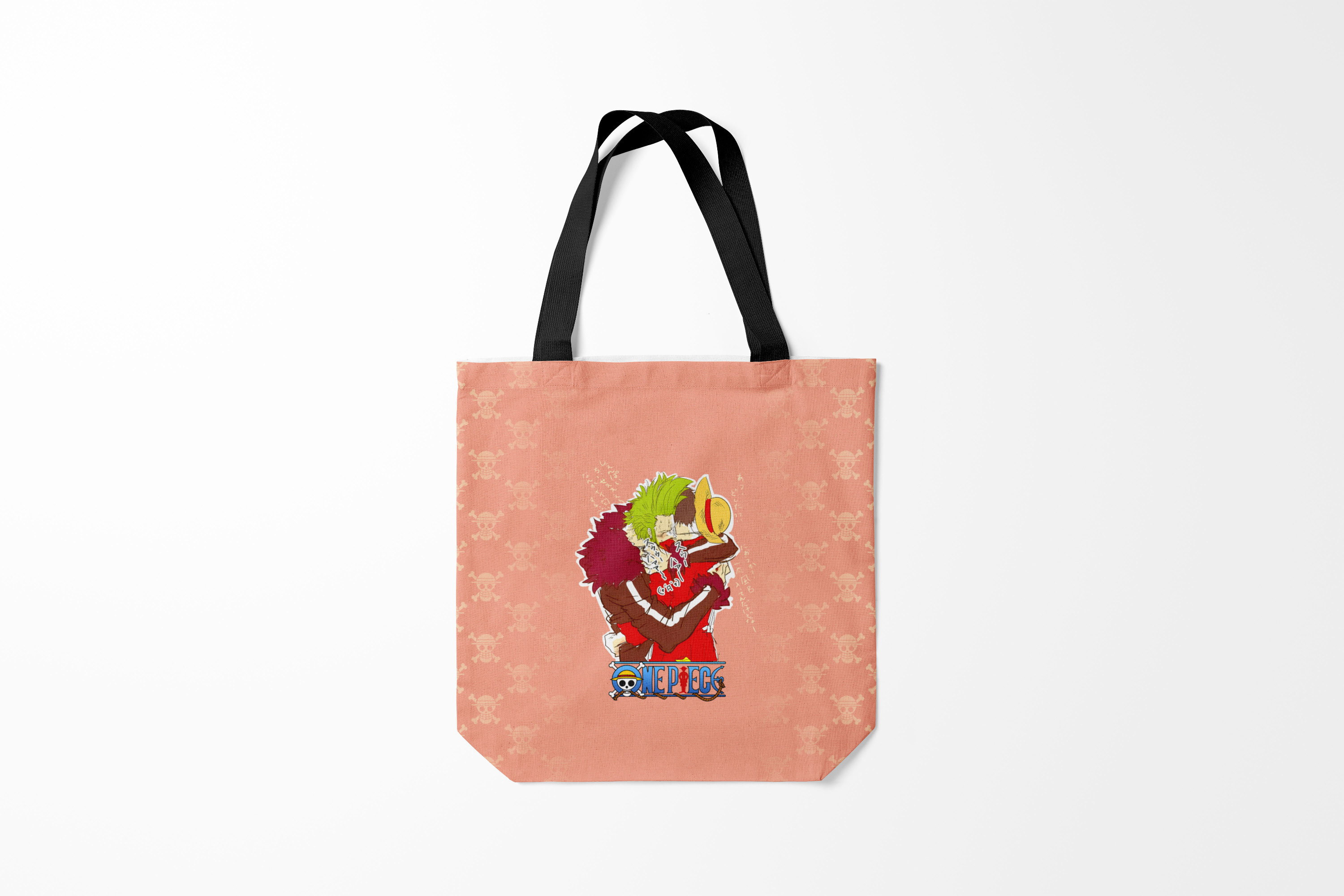 

Сумка шoппер унисекс Burnettie One Piece Бартоломео и Луффи, розовый, One Piece Бартоломео и Луффи
