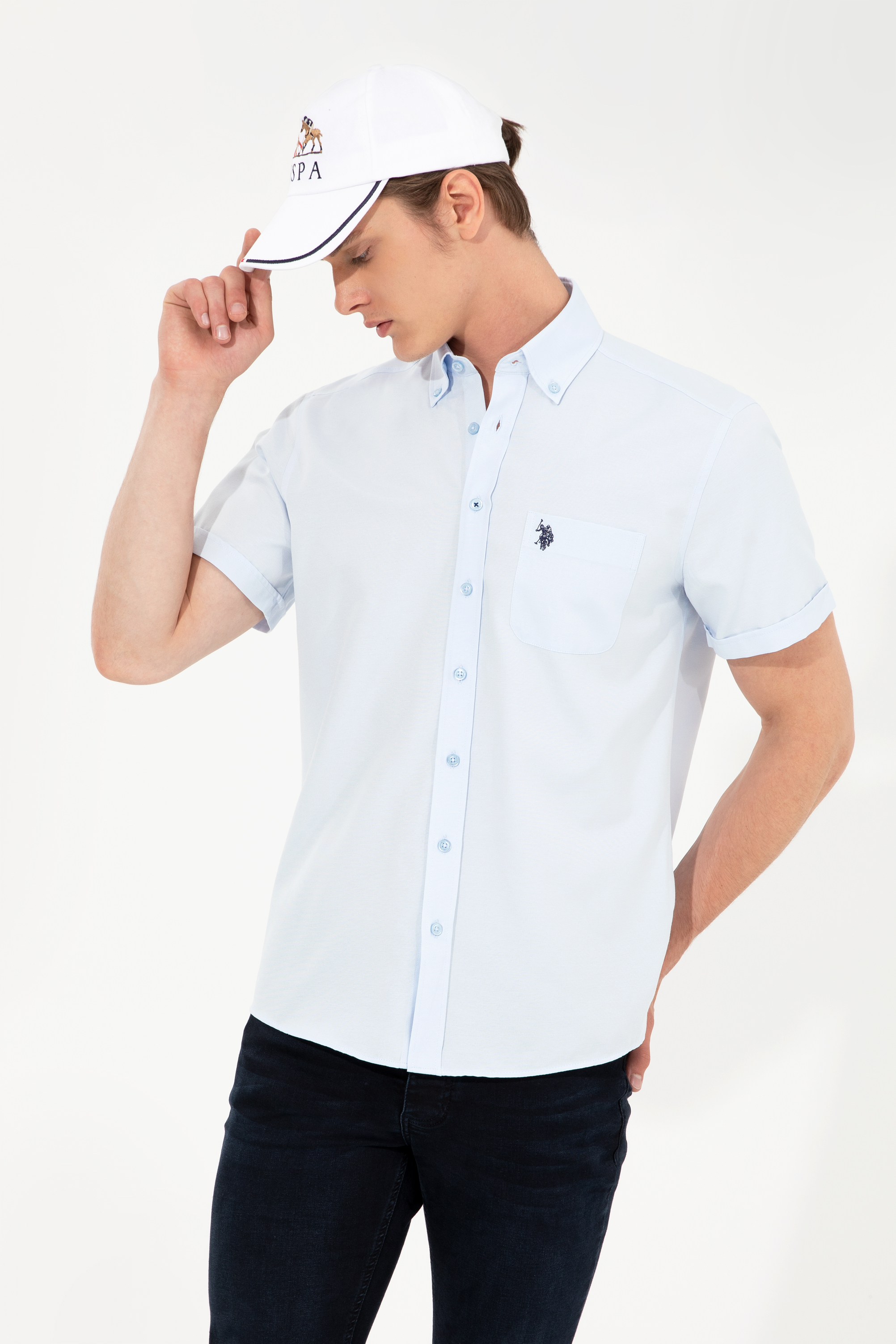 

Рубашка мужская U.S. POLO Assn. G081GL0040GOXY022Y голубая M, Голубой, G081GL0040GOXY022Y