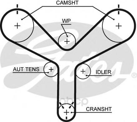 

Ремень ГРМ TOYOTA GS/LS/SC/LAND CRUISER 4.0/4.3/4.7 1997=> 211з.