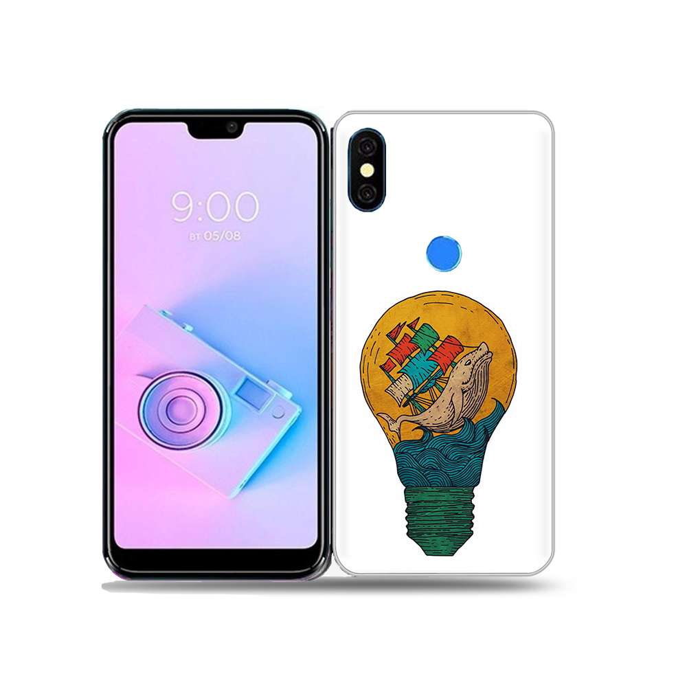 Чехол MyPads Tocco для BQ 5731L кит в лампочке с парусами