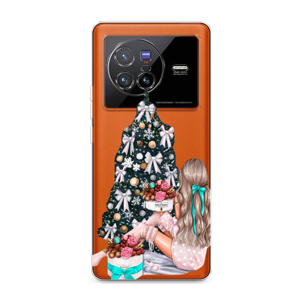 

Чехол на Vivo X80 "New Year", Зеленый;бежевый;голубой, 266550-5