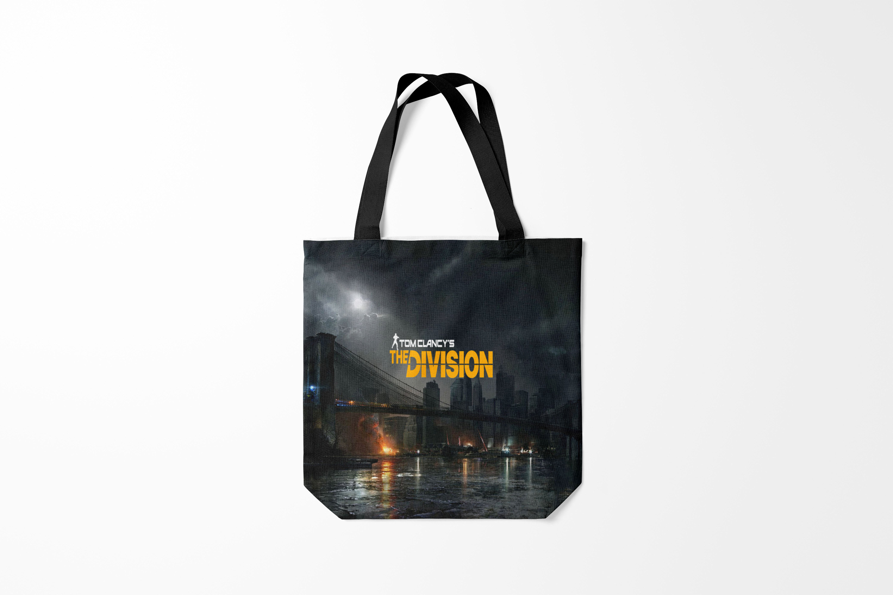 

Сумка шoппер унисекс Burnettie Tom Clancys The Division Clancys, черный, Tom Clancys The Division Clancys
