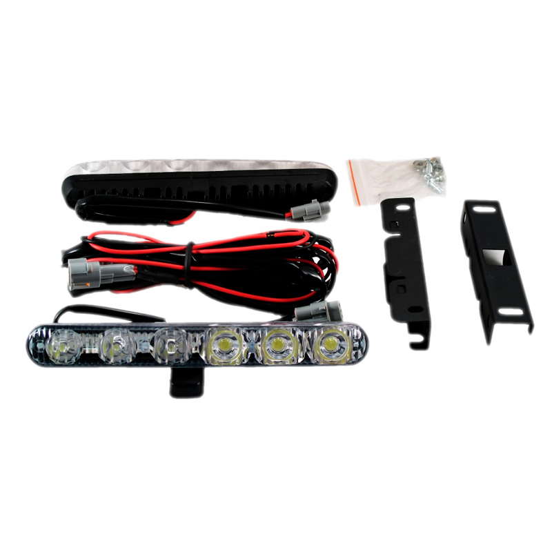 

Дневные ходовые огни 6 LED Вымпел DRL-HP-L6 (метал. корпус) DRL-HP-L6