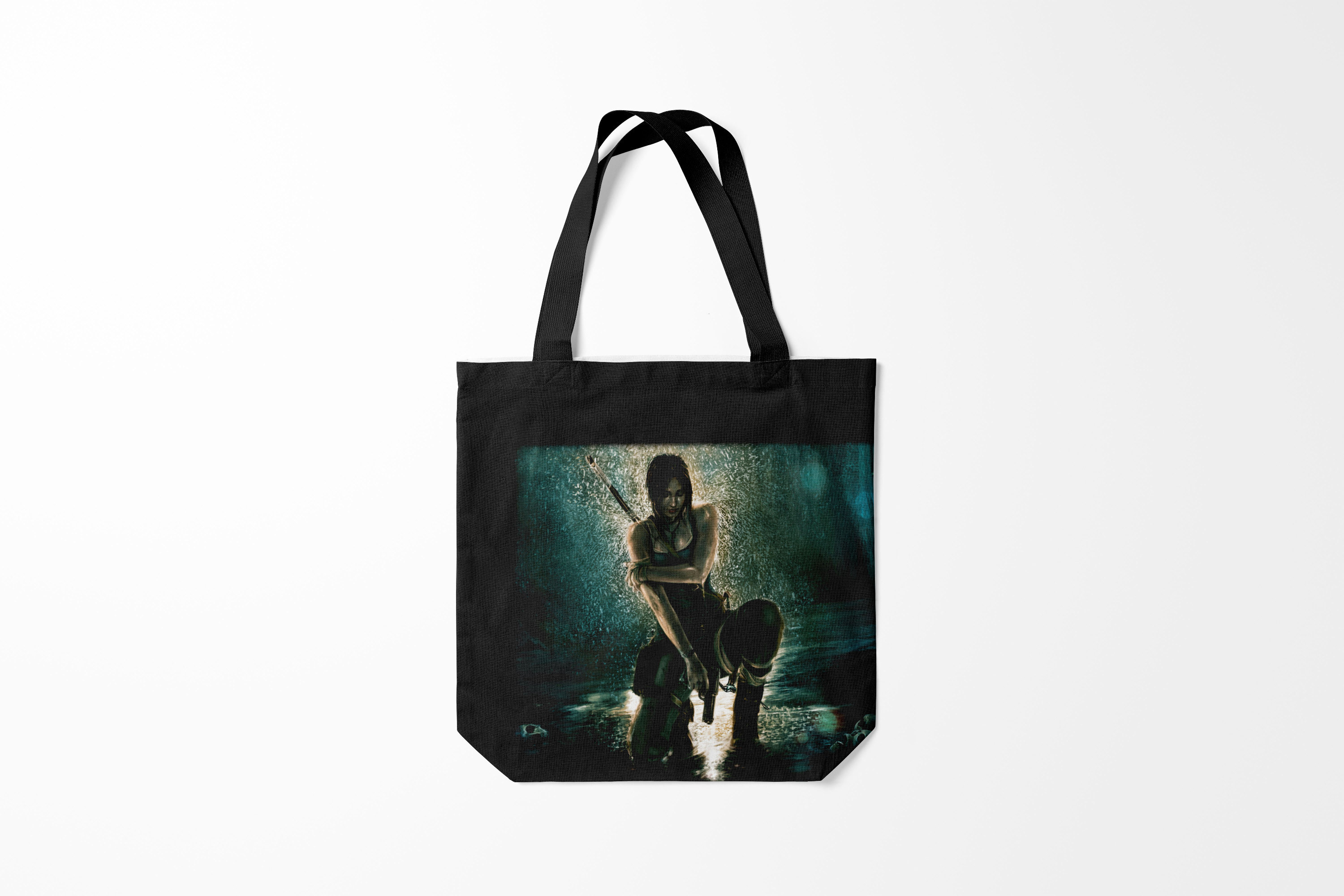 

Сумка шoппер унисекс Burnettie Tomb Raider, черный, Tomb Raider