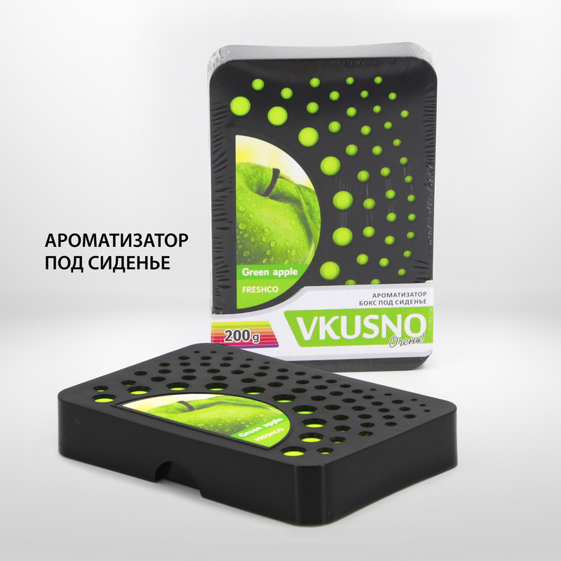 

Ароматизатор в машину AZARD AR4BX020 яблоко, Черный;зеленый