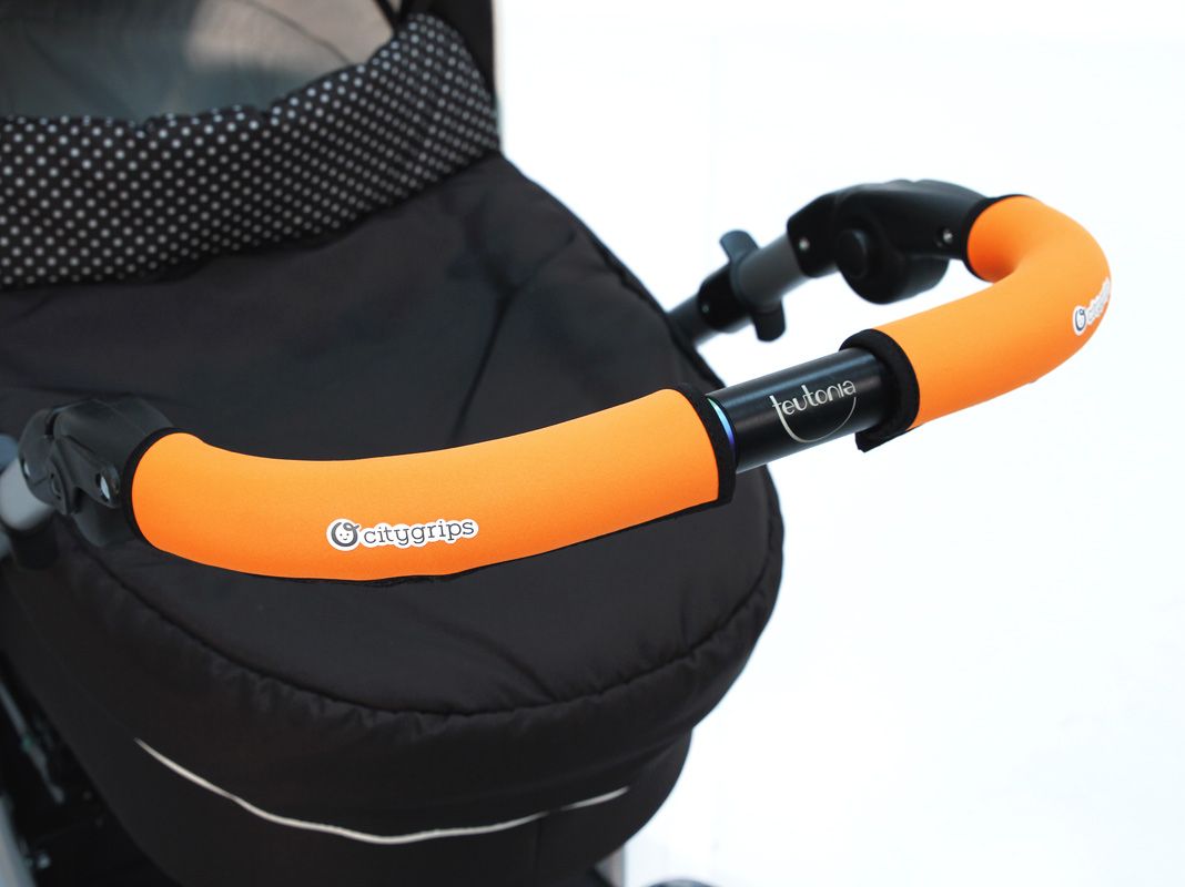 Чехлы Choopie CityGrips  на ручку для универсальной коляски длинные 512/9358 Neon Orange