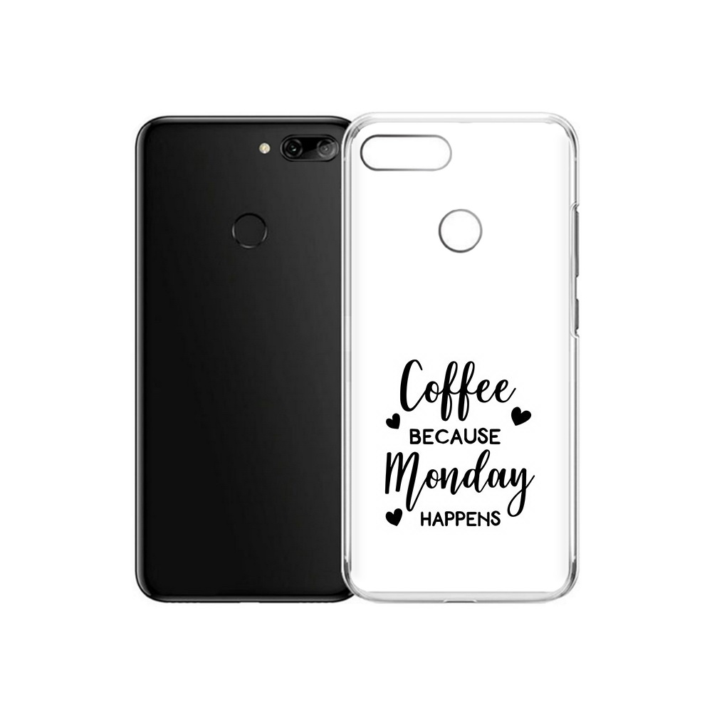 

Чехол MyPads Tocco для Alcatel 1S кофе и понедельник стал счастливым (PT227137.662.402), Прозрачный, Tocco