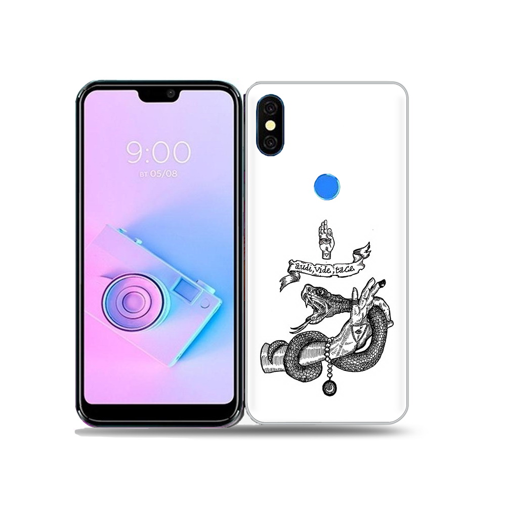 

Чехол MyPads Tocco для BQ 5731L змея на руке рисунок, Прозрачный, Tocco