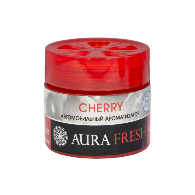 

Ароматизатор на панель (Cherry/Вишня) AURA FRESH CAR GEL AUR-CG-0007, Красный