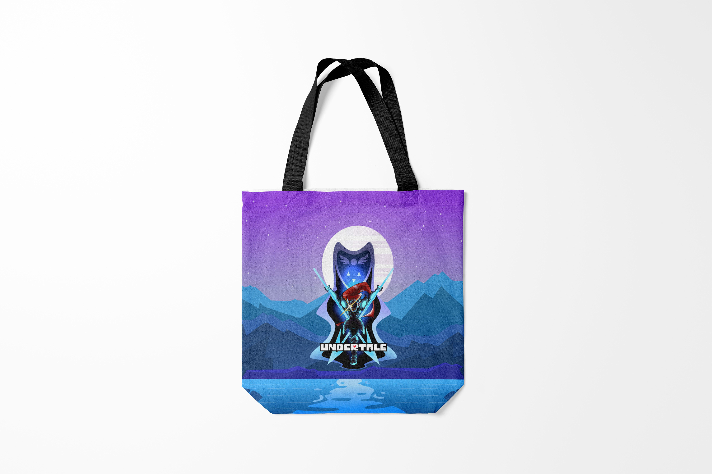

Сумка шoппер унисекс Burnettie Undertale, фиолетовый, Undertale